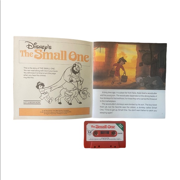 Disney's The Small One Book & Cassette Tape - Picture 3 of 4